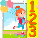 1 to 100 number counting game Icon