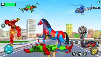 Horse Game Robot Car Game screenshot 0