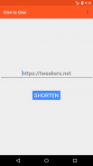 One to One URL Shortener screenshot 2