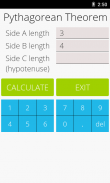 Pythagorean Theorem Calculator screenshot 0