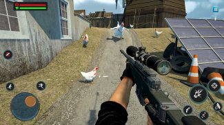 चिकन शूट ऑफलाइन गन गेम screenshot 3