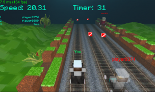 Minecart Racer Adventures - MineCR screenshot 4