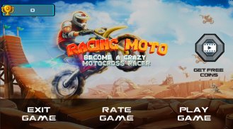 Racing Moto : Become a Crazy Motocross Racer screenshot 1