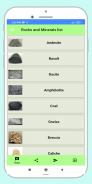 Rocks and Minerals list screenshot 4