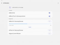 Samsung Internet Browser Beta screenshot 0