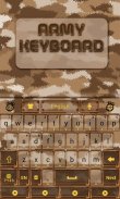 Army GO Keyboard Theme & Emoji screenshot 1