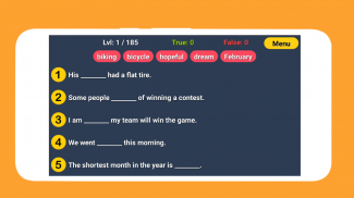 English Word Fill screenshot 3