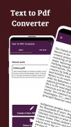 Text To Pdf Converter screenshot 2