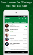 Unseen blue tick No last seen for Whatsapp screenshot 3