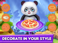 Panda Chef’s Kitchen Pizza Cooking screenshot 3