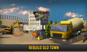 Construction Crane Hill Driver: Cement Truck Games screenshot 1