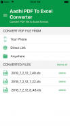 Aadhi PDF To Excel Converter screenshot 0