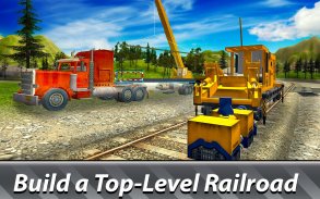 Railroad Building Simulator - construir estrada! screenshot 0