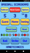 Baseball Scoreboard BSC screenshot 2