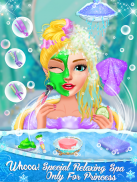 Ice Princess Hair Salon game screenshot 1