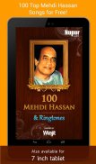 100 Top Mehdi Hassan Ghazals & Ringtones screenshot 4