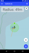 Anchor Alarm  - SailGrib AA screenshot 1