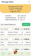 Debt Planner & Calculator with Banking Ledger screenshot 3