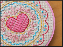 Learn to embroider by hand step by step screenshot 2