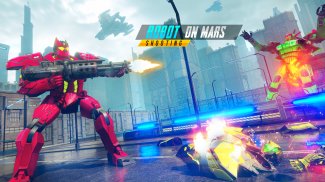 Mars Battle: Bus Robot Game 3D screenshot 2