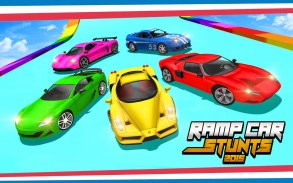 Mega Ramp Impossible GT Racing Car Stunts Games screenshot 3