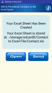 Save Phonebook & SMS to Excel screenshot 2