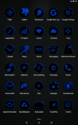 Black and Blue Icon Pack ✨Free✨ screenshot 6