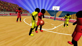 Stickman 3D Basketball screenshot 2