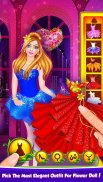 Flower Doll Fashion Show Salon Dress Up Game screenshot 6