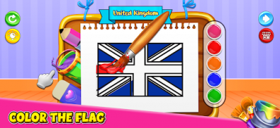 Flag Colors Master Games screenshot 1