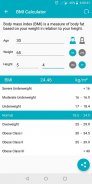 BMI Calculator & Ideal Weight screenshot 1