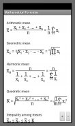 Mathematical Formulas screenshot 2