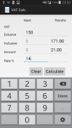 Vat calculator screenshot 1