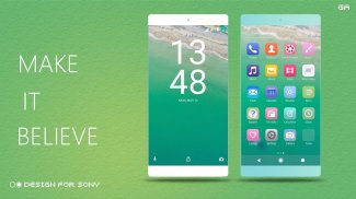 Pixel XPERIA Theme™ | Pixel OS Green screenshot 1