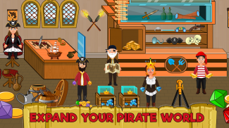 Pretend Pirate Town Life: Explore Sea Treasure screenshot 3