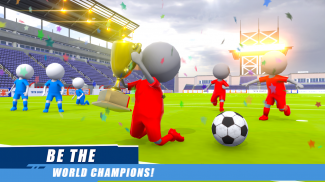 Permainan Bola Sepak Stickman screenshot 2