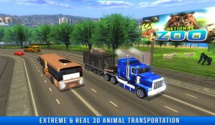 3D Zoo Animal Truck Transport screenshot 14