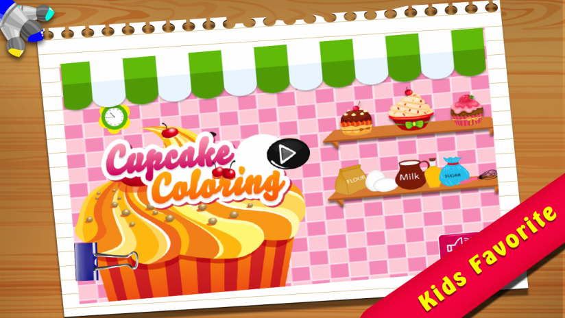 Gambar Cupcake Untuk Mewarnai - Gambar Mewarnai Gratis