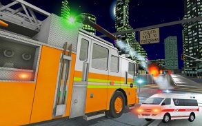 Fire Truck Rescue Driving Sim screenshot 7