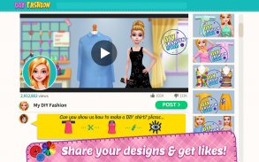 DIY 时尚明星 — 设计改造服装游戏 screenshot 2