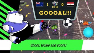 Copa Toon-Juego de fútbol screenshot 2