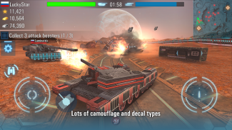 Future Tanks: Kereta tempur perang 3D screenshot 2
