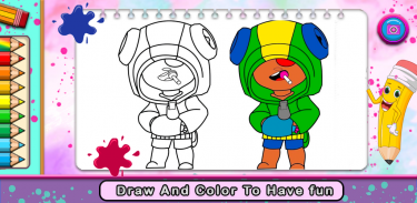 brawl stars bs coloring game screenshot 1