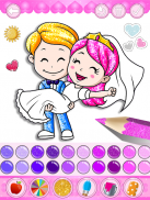 Bride and Groom Coloring book screenshot 6