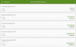 First Federal Mobile Banking screenshot 14