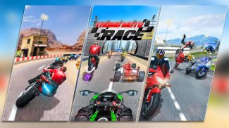 Thumb Moto Race 3D screenshot 1