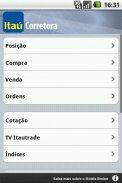 Itaú Corretora screenshot 1