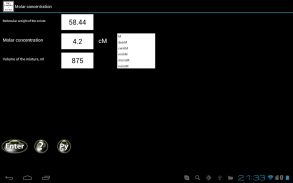 Molarity and molality calculator screenshot 8