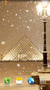 Snow in Paris Live Wallpaper screenshot 3