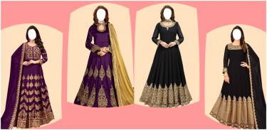 Women Anarkali Dress PhotoSuit screenshot 6